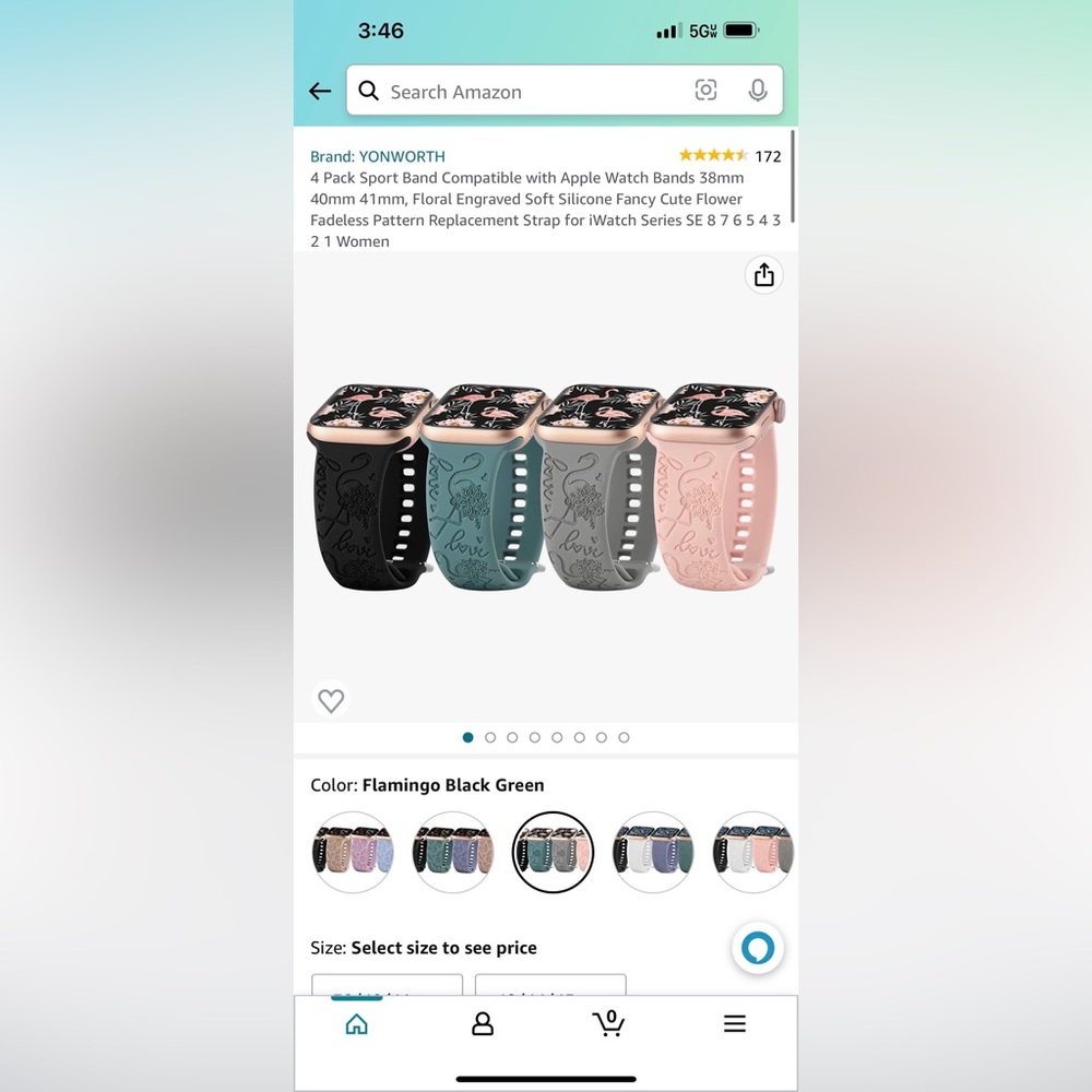 4 pack sport Apple Watch bands